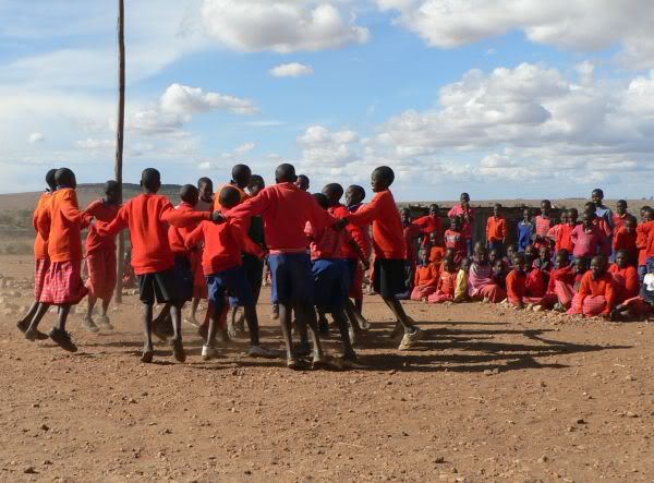 children dancing