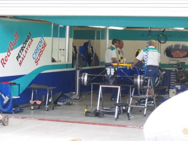 pitlane walkabout